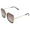Guess Factory Brown Gradient Butterfly Ladies Sunglasses Gf0418 52f 58