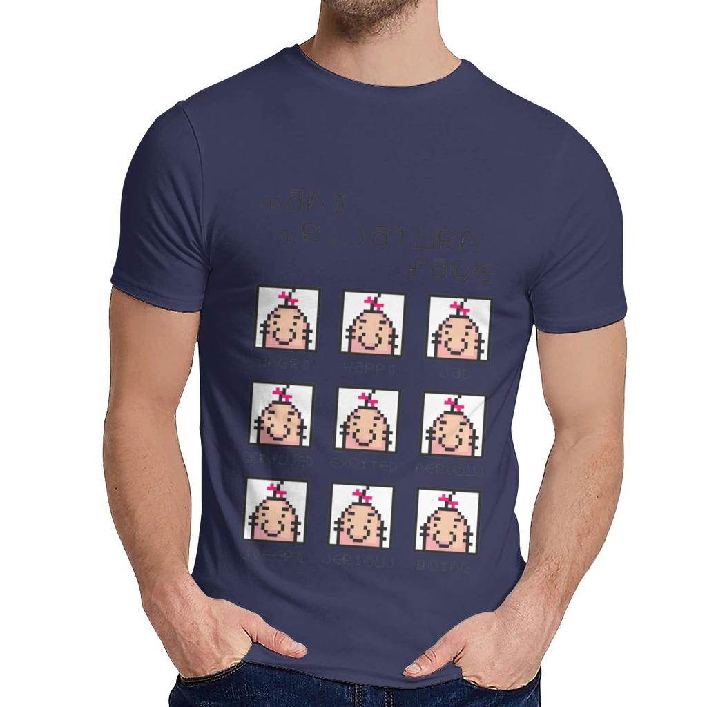 O Neck Many Face Earthbound Mother Rpg T Shirt Crazy For Male Natural Cotton La