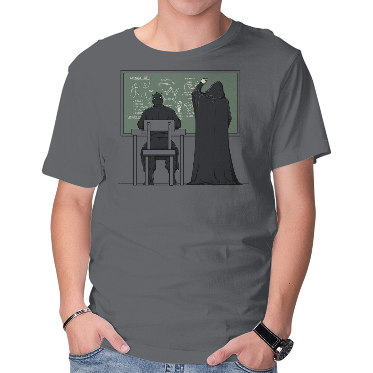 Unisex Crew Neck T-Shirt Combat 101 Graphic Short Sleeve Casual Tee XL