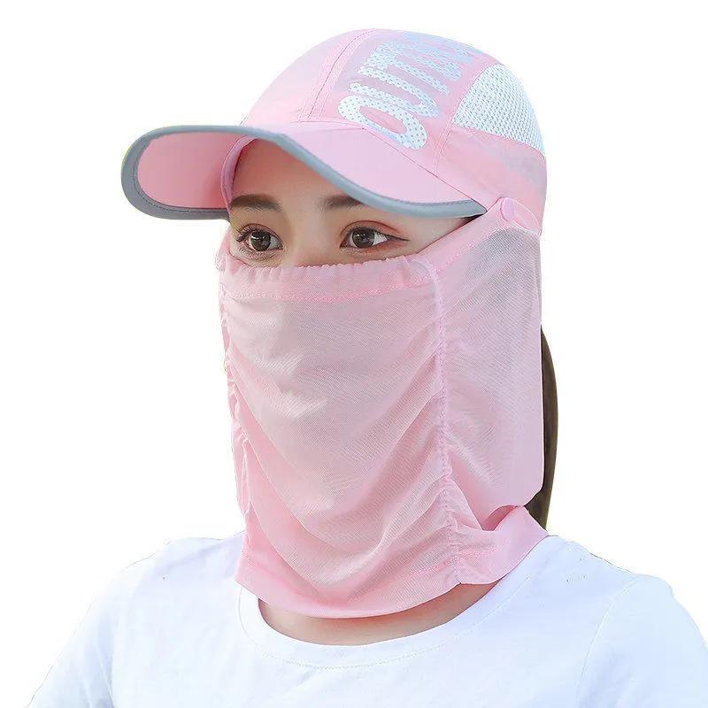 Women's UV Protection Sun Hat with Face & Neck Cover for Outdoor Activities