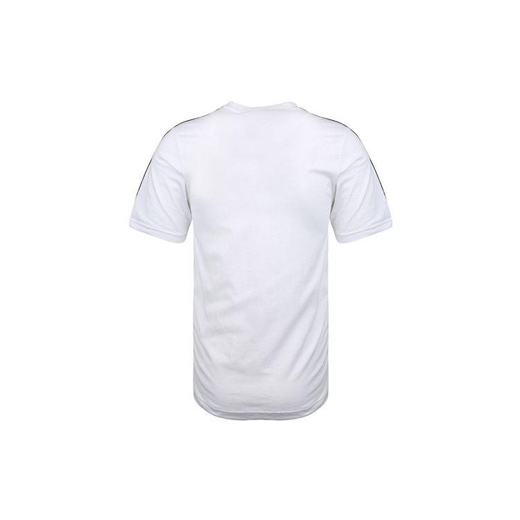 Adidas T Shirts Men's White Crew Neck Moderate Straight Fit DU0441