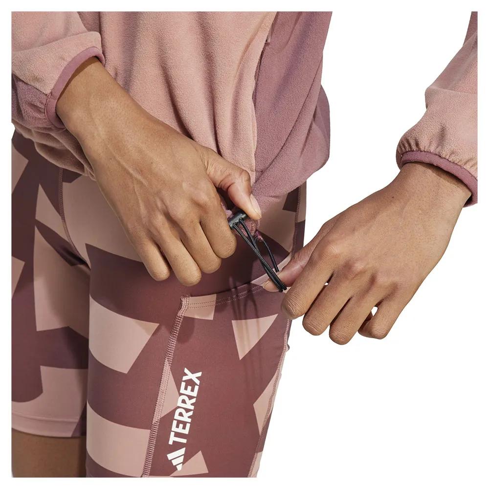 Adidas Fleece Jacket with Half-zip Terrex Multi Climawarm