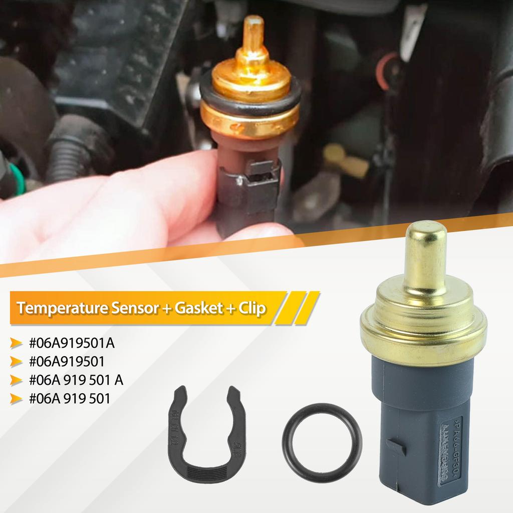 Kühlmitteltemperatursensor Für Skoda A1 A3 A4 A5 A6 A7 A8 Q3 Q5 Q7 TT R8 VW Jetta Golf Passat Sitz 06A919501A 06A 919 501A