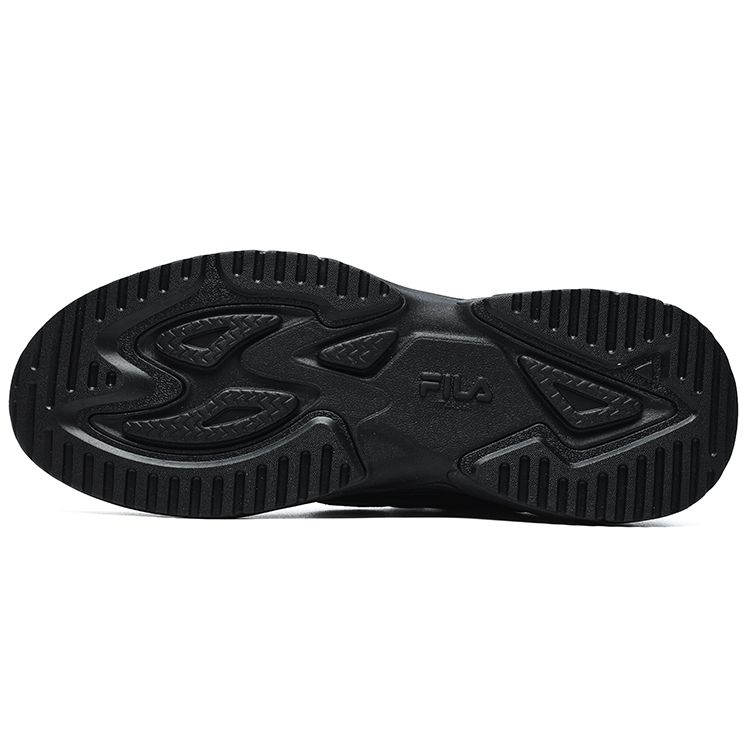FILA Rayflide Fabric Synthetic Leather Comfortable Sports Low-Top Lifestyle Shoes Men sneaker Black F12M242121FBK