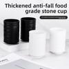Creative Stone-Patterned Restaurant-Grade Shatter-Resistant Household Mouthwash Cup