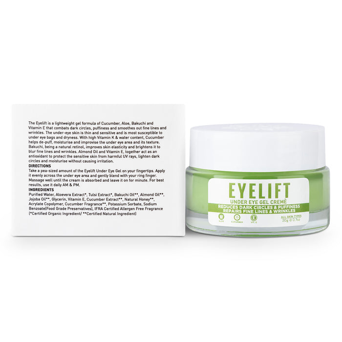 Bella Vita Organic EyeLift Dark Circles Under Eye Cream, 20 Gm