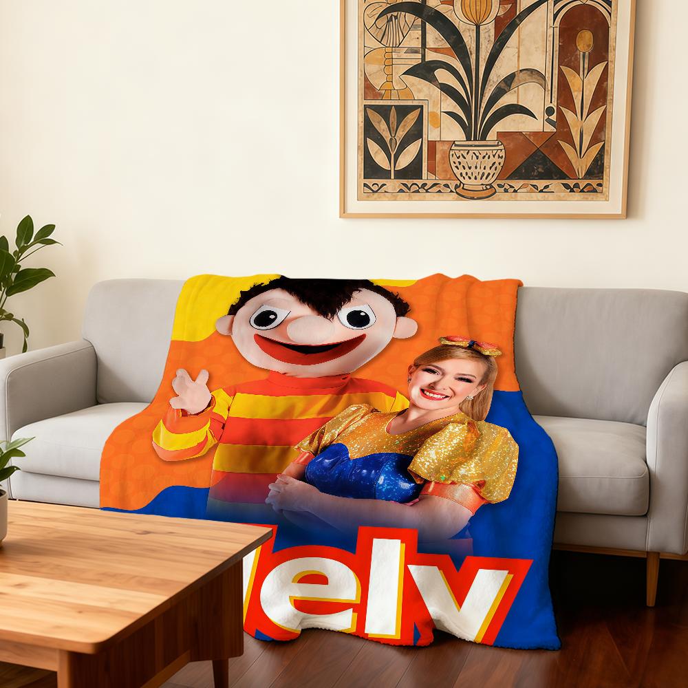 

Cartoon Cute B-Bely y Beto Blanket Super Warm Comfortable Plush Throw Blanket Child Home Sofa Bedroom Gift 50x60in