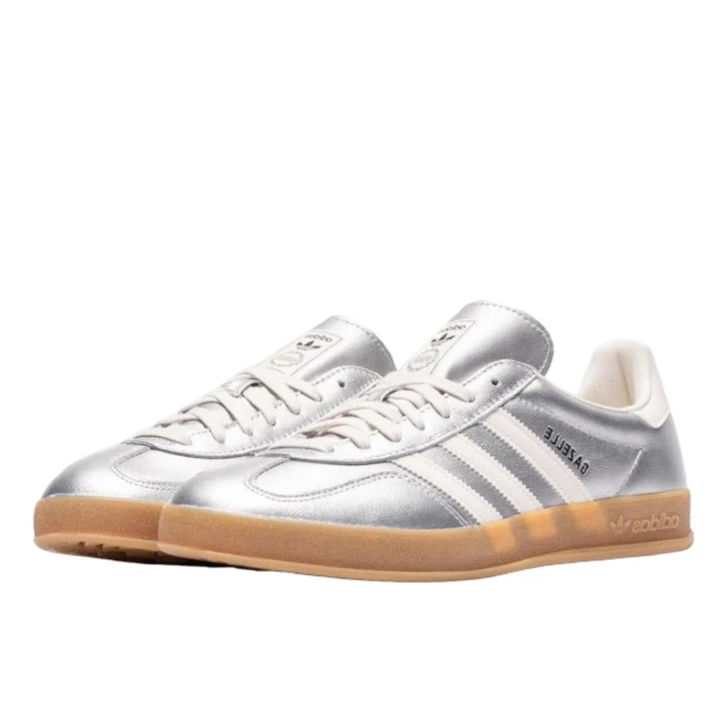 Adidas Gazelle Indoor Silver Metallic Core White