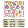 Easter Egg Blanket Quality Warm Soft  Throw Blanket Spring Kids Outdoor Novelty Bedspread