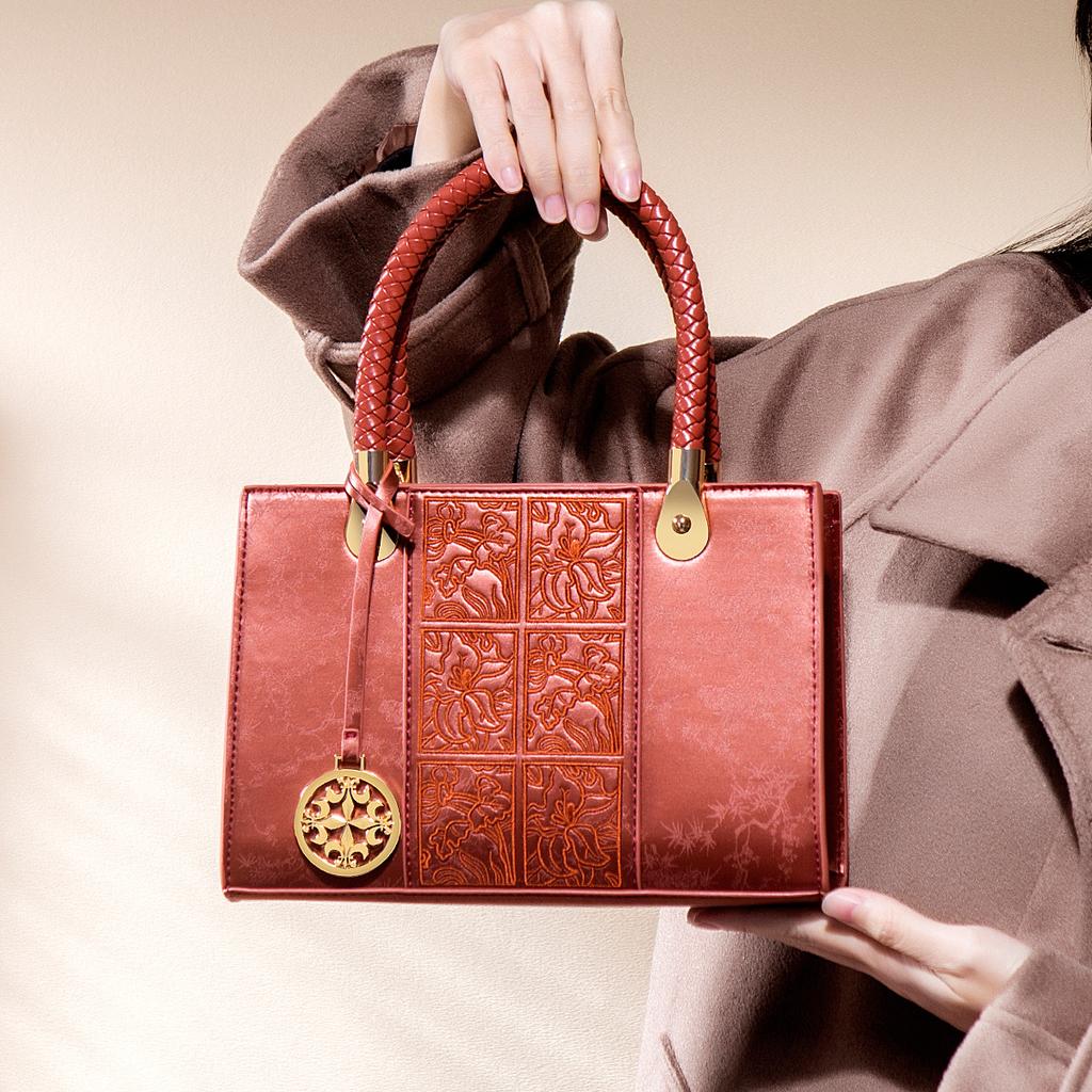 Mother'S Day Send Mom Wedding Bag Bridal Bag High-End Atmospheric Red Medium And Niche Women'S Bag