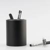 Modern Aluminum Alloy Round Pen Holder Desktop Storage Business Metal Cosmetic Pencil Holder Office Desk Organiser