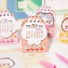 Cartoon Cat 2026 Desk Calendar Portable Schedule Planner Cute Daily Planner  Desktop Ornaments
