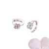 Luxury-lite Style Flower-shaped Ear Pins for Women, Simple and Versatile Ear Accessories, Small Earrings