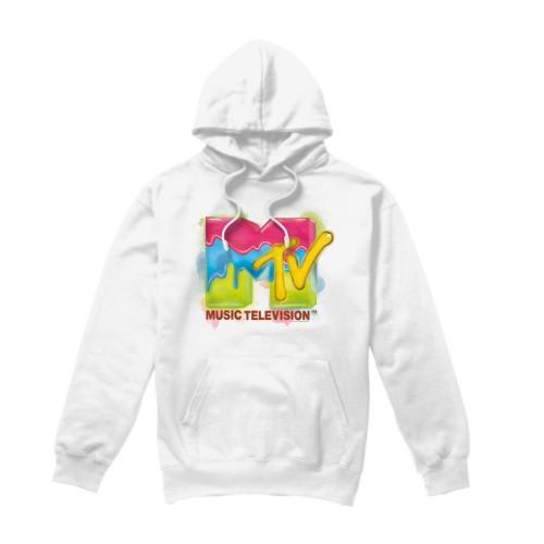 MTV Mens Paint Logo Hoodie