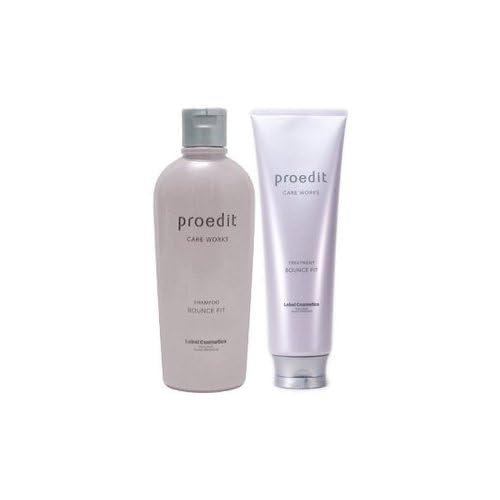 Lebel ProEdit Bounce Fit Shampoo 300mL & Treatment 250mL Set