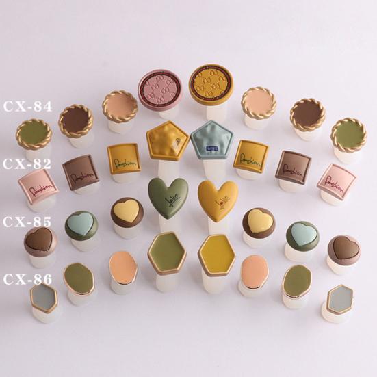 8Pcs/Set Square Heart Shape Silicone Toe Separators Pedicure DIY Nail Art Tool