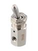 Mechanical Pneumatic Valve TV3S 2 Position 3 Way with Manual Lever Button for Air Control in Pneumatic Cylinders and Actuators