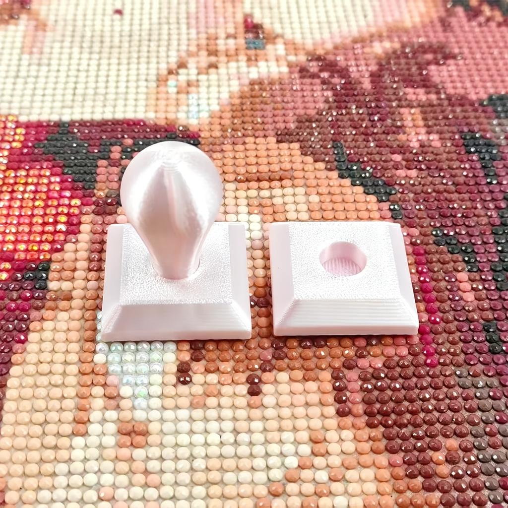 3D Printing Diamond Painting Embossing Roller And Detachable Ergonomic Diamond Brush, Labor-Saving Diamond Dot Drill Press