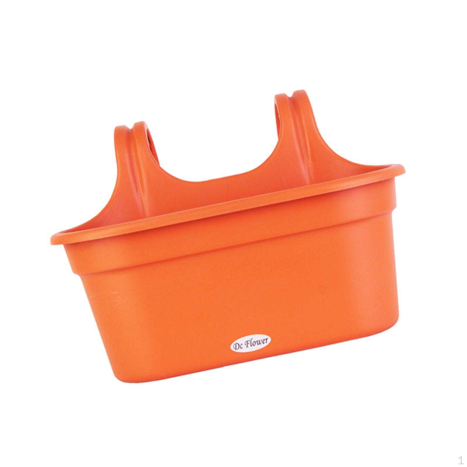 

Балконные перила, подвесной горшок, цветочный горшок, оконная коробка, корзина для растений в помещении и на открытом воздухе оранжевый