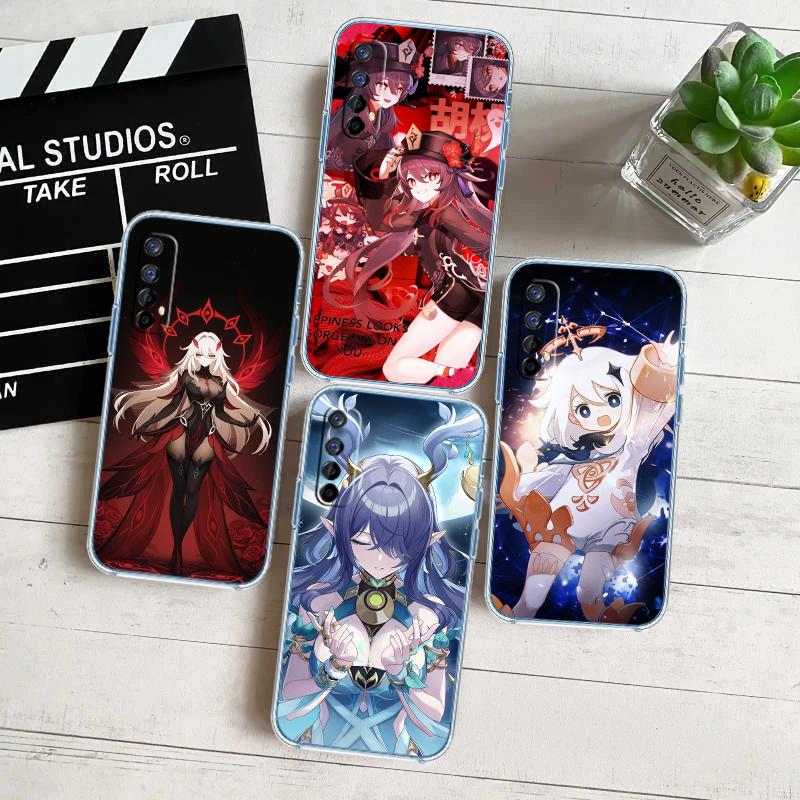 RA14 Genshin Impact Transparent Phone Case for Samsung Galaxy A04 A04S A14 A23 A34 A54 M23 M33 M52 M53