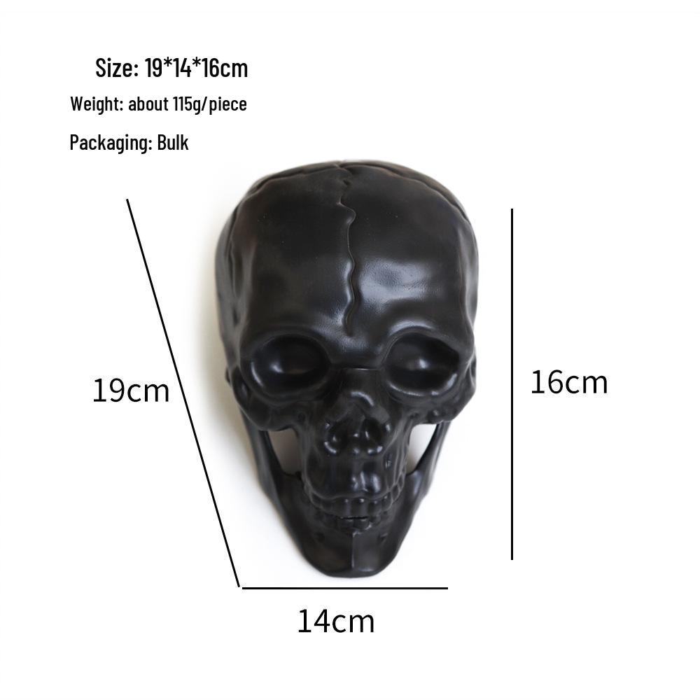Halloween Skull & Skeleton Stake Set: 3-Piece Hand Bones & Head Decoration for Festive Props