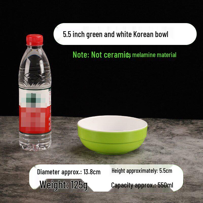 A5 Heat-Resistant Melamine Korean Style Soup Bowl