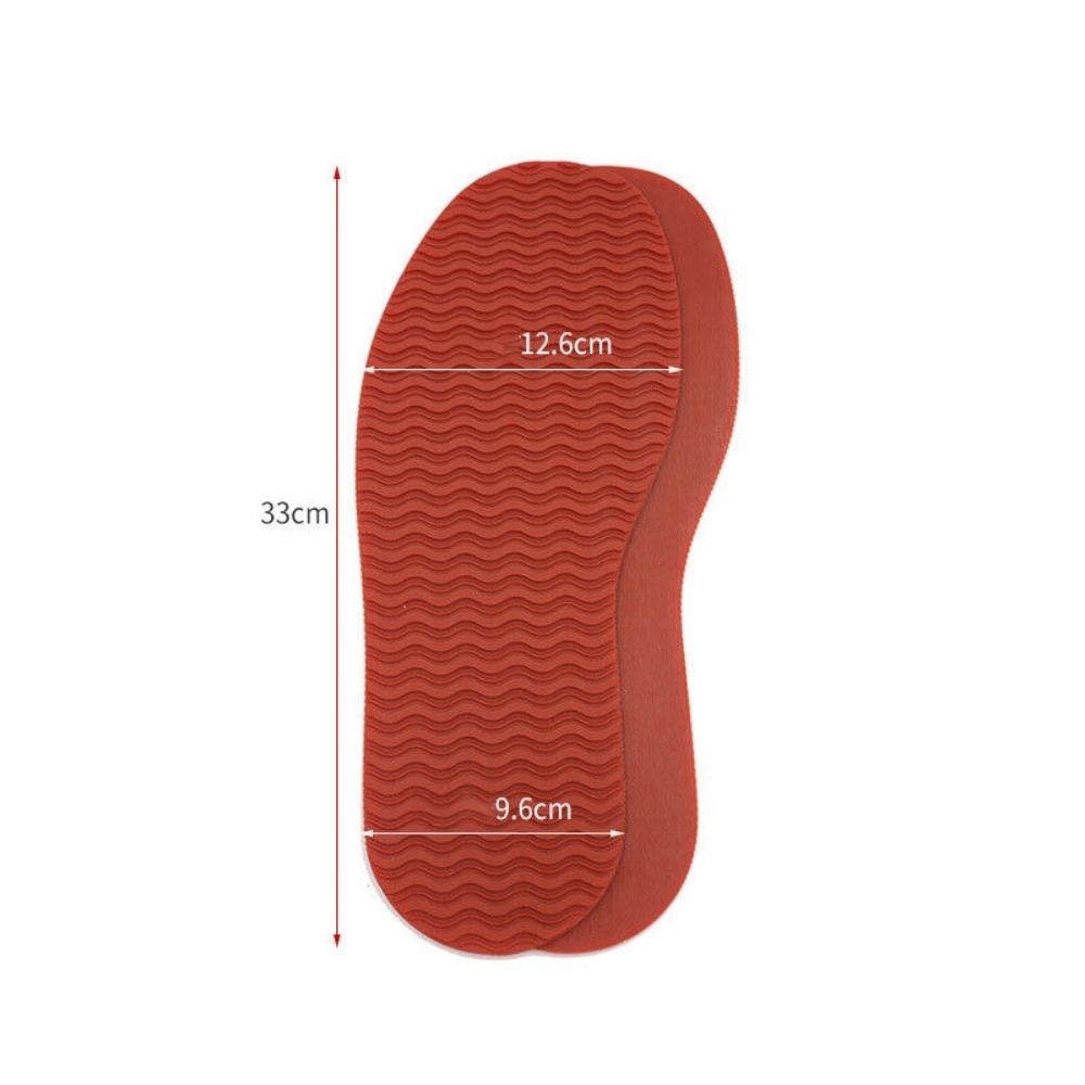 Udskiftelige Anti-slip Gummisåler DIY Klæbes på Hælreparation Sko Puder Støddæmpere