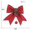 Christmas Pine Cone Big Bow Ornament Diy Christmas Tree Pendant Scene Arrangement Accessories Pendant