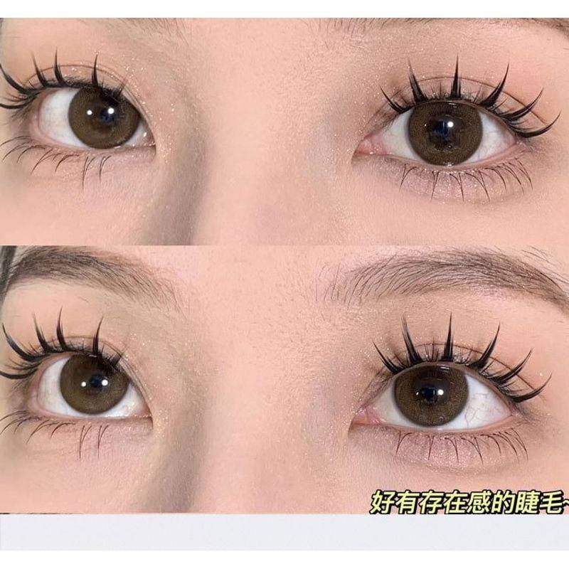 Lashie - Set of 5 Pairs: Spikey Clear Band False Eyelashes