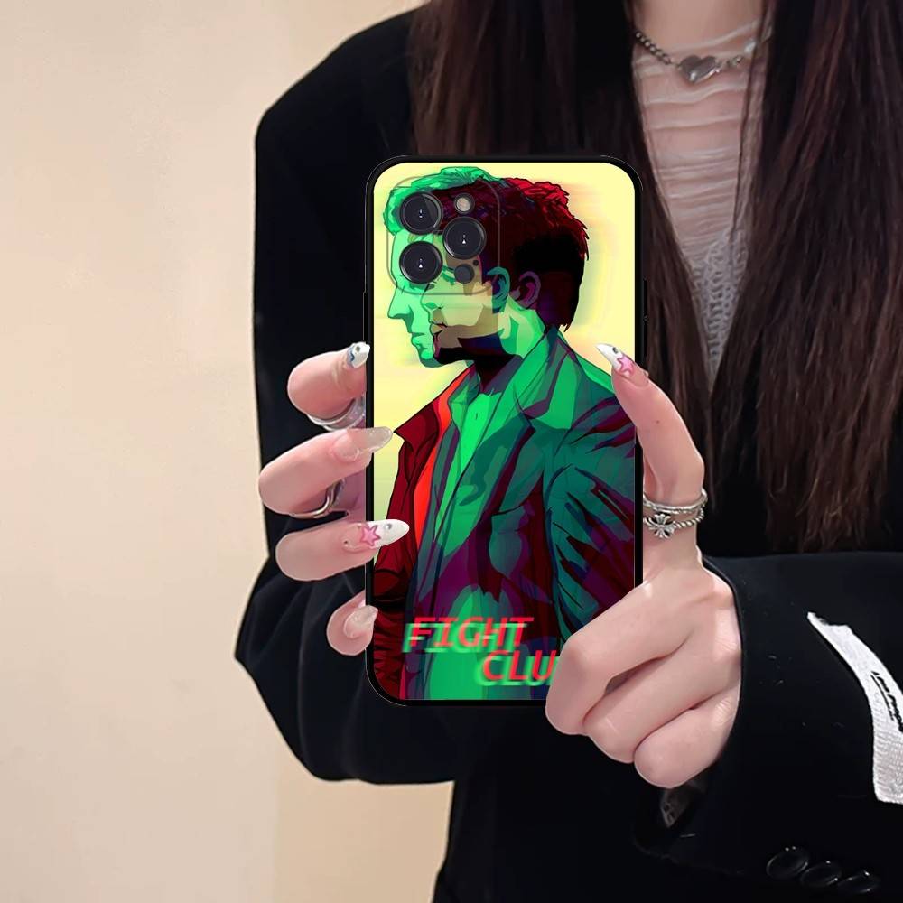 Classic Movie F-fight C-club Phone Case For IPhone 16 15 14 11 12 13 Mini Pro XS Max Cover 6 7 8 Plus X Funda Shell