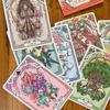 Romantic Lenormand Oracle 10.5*7.5cm Floral Motifs of The Art Nouveau Style 37 Pcs Cards (with 1 Special Card)