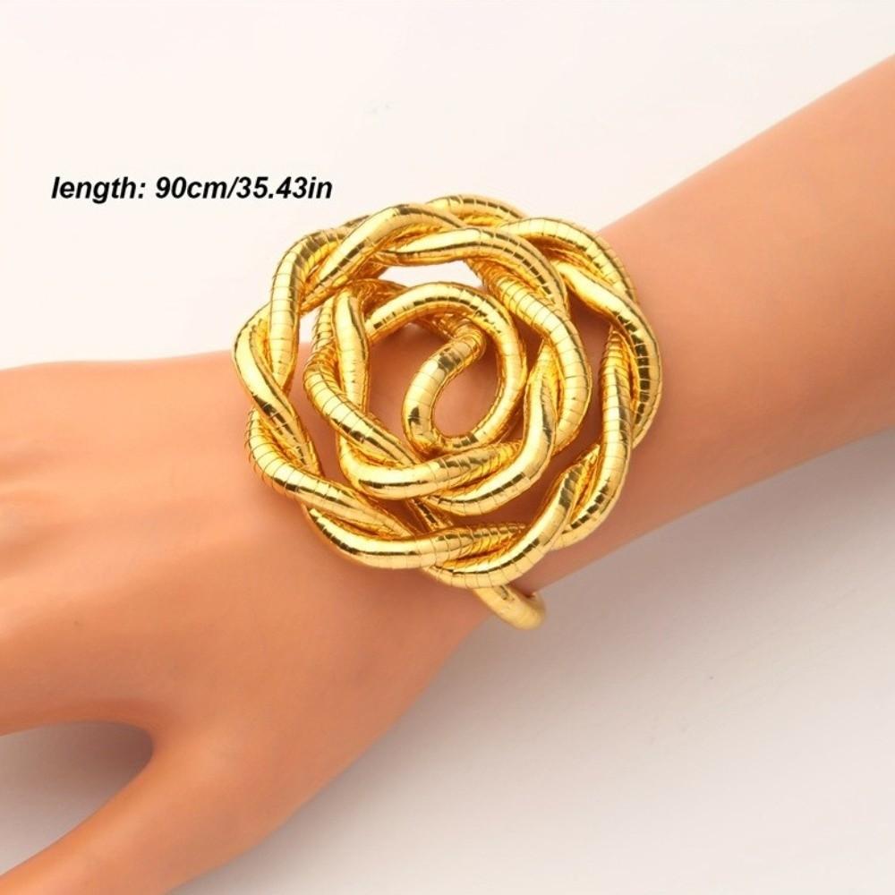 Metal Iron Twistable Collar Necklace Multi-layered Freely Wrapped Necklace  Fashion