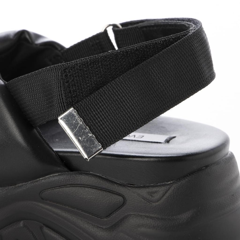 EVOL Women's Padded Platform Cross-Strap Sandals (Sizes XS-LL, Soft) IY5737 BL Large