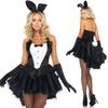 Womens Sexy Bunny Rabbit Costume Cosplay Tuxedo Halloween Outfit Fancy Dress