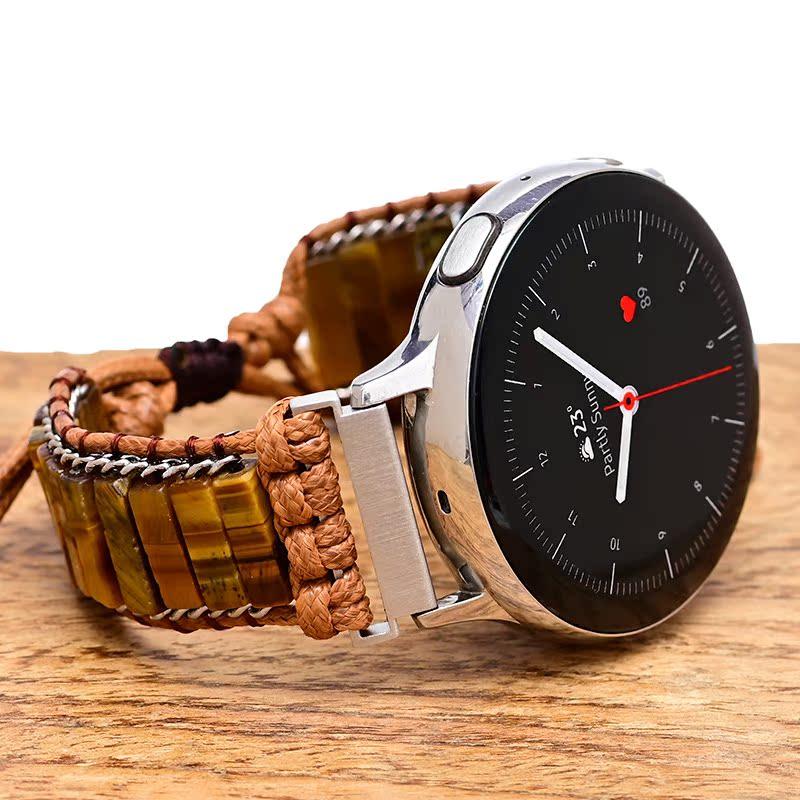 22mm 20mm Geflochtenes Nylonarmband für Samsung Galaxy Watch 7 6 5 4 Huawei Watch GT5-4-3-2 Pro Böhmisches Armband Amazfit GTR/GTS Band