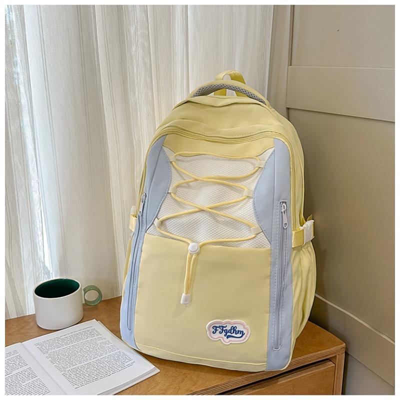 The new schoolbag is high-value, fresh and sweet, candy-colored backpack, lightweight and large-capacity backpack for junior high school students.