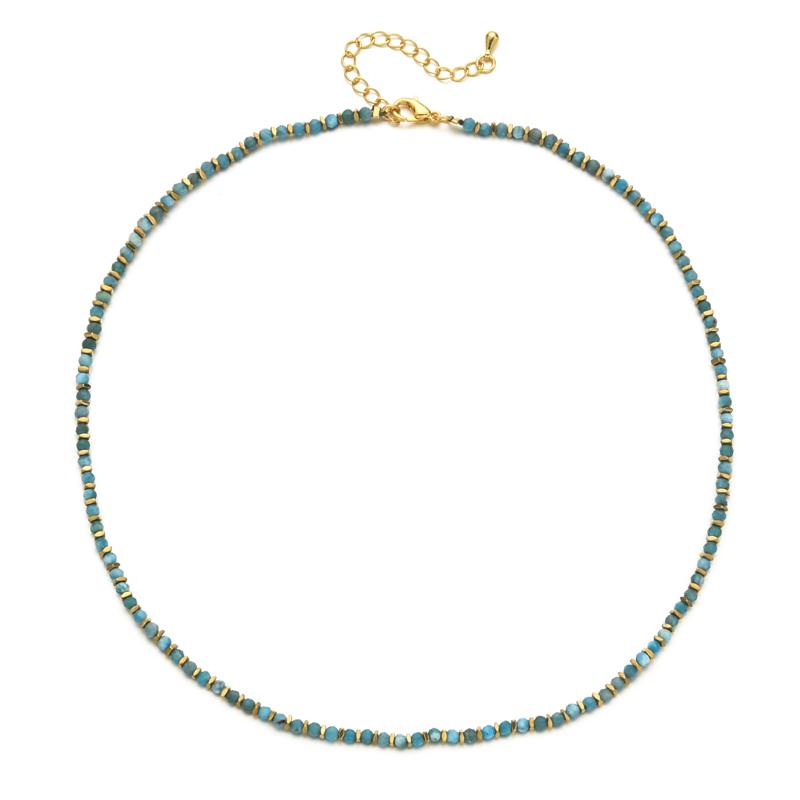 ZMZY Винтажные Уникальные Новые Натуральные Камни Простые Чокеры Ожерелья Женские Бусины Ожерелье-воротник Дизайнерские Украшения Bijoux