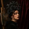 Photo Shoot Hairpiece Halloween Black Bat Headband for Women, Gothic Rose Boo Ghost Theme Party Headwear Hair Accessories Festive, Costume Accessory