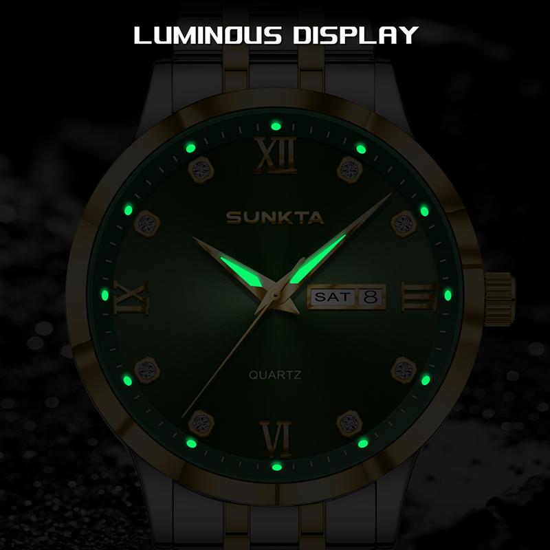 LIGE Top-Marke Mode Damen Uhr SUNKTA Business Luxus Quarz Armbanduhren 30M Wasserdicht Leuchtende Uhren Damengeschenk Reloj