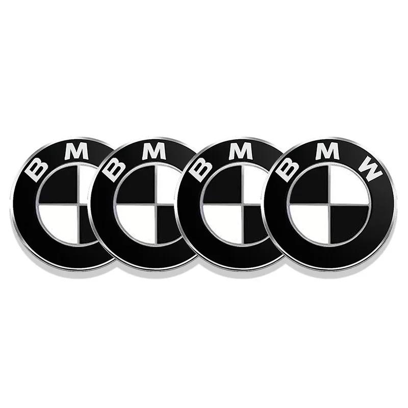 AXNX2 56/60/65mm Car Wheel Center Hub Cap Decal Sticker Accessories For BMW M Performance E46 E36 E34 F10 E90 F30 E60 E53 E30 E92 E87
