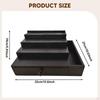 Men Countertop Organizer Perfume Display 4 Tier Father Gift Shelf Wood Storage Rack for