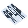 4 stuks Auto Styling Koolstofvezel Stickers voor Hyundai Tucson 2015 2016 2017 2018 Accessoires Raamheffer Bedieningsknop Paneel