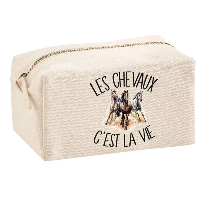 Multifunction Pouch Horses It's Life Birthday Christmas Gift Personalized Original Idea | School Pouch Office Supplies