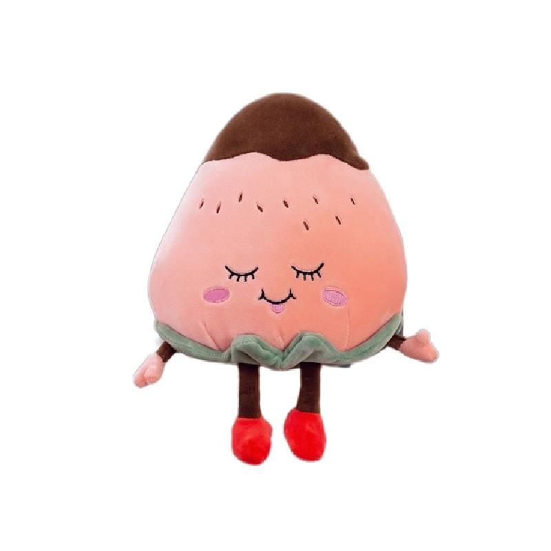 Cute Strawberry Watermelon Carrot Pear Plush Toy For Kids 25cm Height Gift