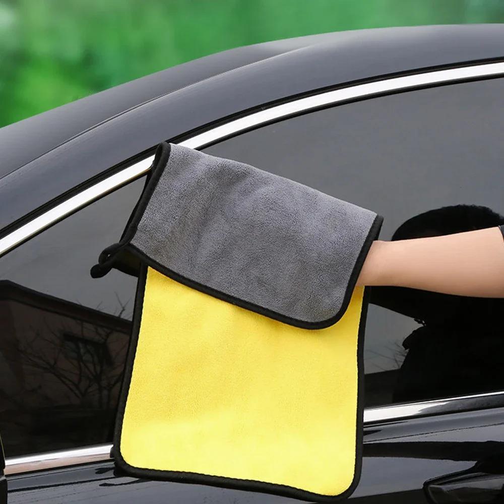 Large Car Cleaning Towel Super Absorbent Thickened Soft Drying Washing Cloths Auto Detailing Microfiber Towels Cleaner Tools