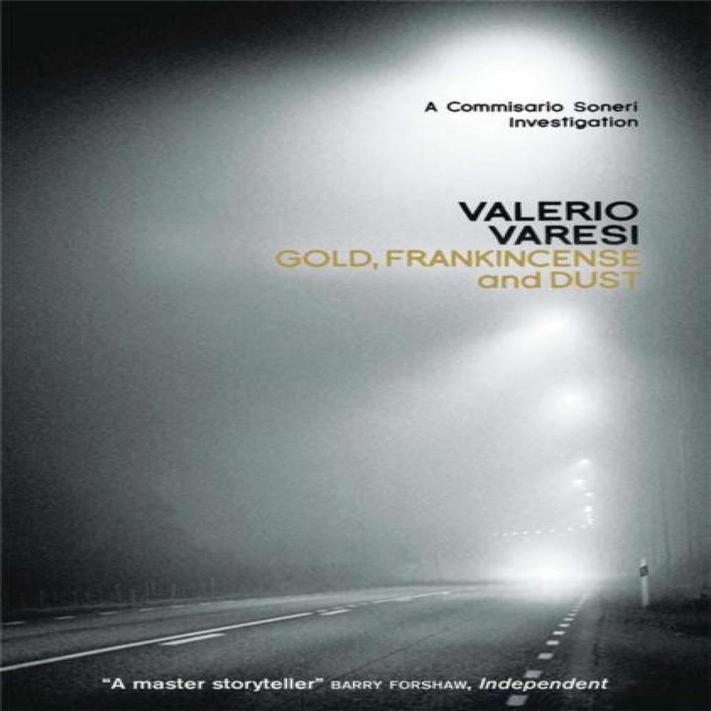 Gold Frankincense and Dust by Valerio Varesi Paperback Book 9781906694388