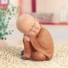 Resin Cute little monk statue Modern art sculpture Chinese Buddha statue Home living room, room decoration characteristic crafts