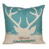 Elk Christmas Deer Cartoon Cartoon Cotton Linen Pillow Car Home Sofa Cushion Creative