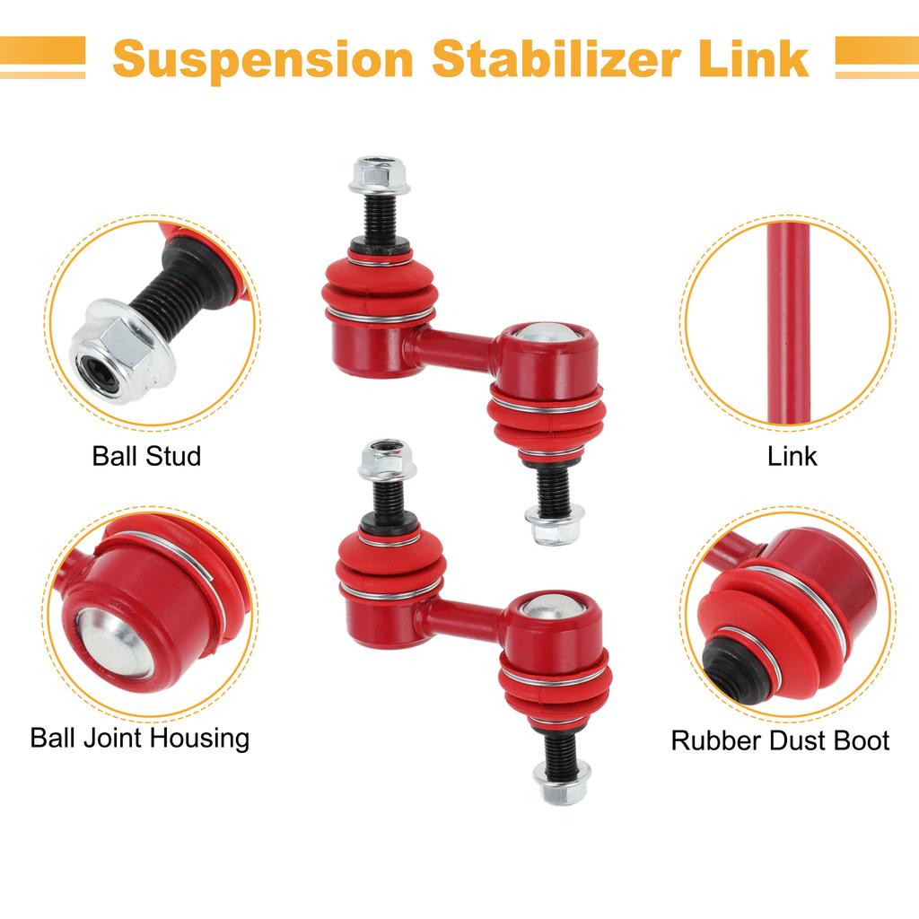 UXCELL No.K750049 2pcs Front Sway Bar Links Stabilizer Link Kit for SUBARU Forester Impreza Legacy Outback 2005-2009