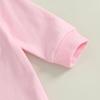 Toddler Girls Spring Outfits Long Sleeve Letter Embroidery Sweatshirt + Tiered Skirt Set Baby Irish Clothes
